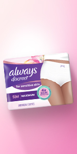 Always Discreet Sensitive Underwear