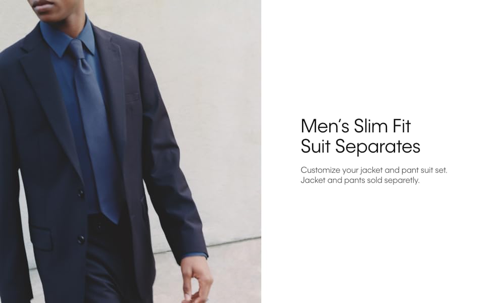 Men&#39;s Slim Fit Suit Separates