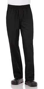 Chef Works Men''s Lightweight Baggy Chef Pants