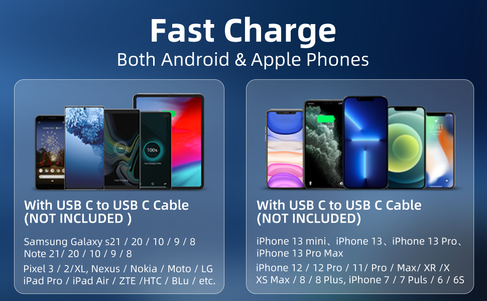 100W fast charge