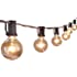 Outdoor String Lights 25 Feet G40 Globe Patio Lights with 27 Edison Glass Bulbs(2 Spare), Waterproof Connectable Hanging Ligh
