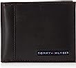 Tommy Hilfiger Men's Genuine Leather Passcase Wallet with Multiple Card Slots