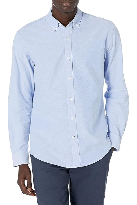 Men's Long-Sleeve Regular-Fit Stretch Oxford Shirt (Available in Big & Tall)