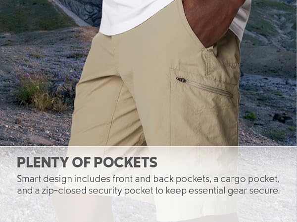 Cargo shorts with pockets