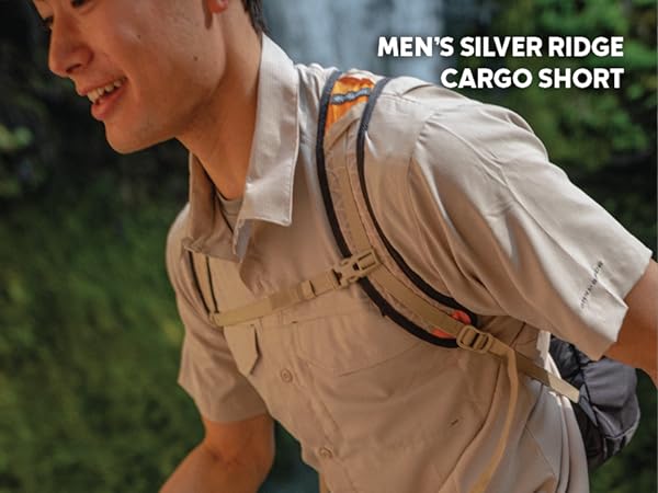 Columbia Mens Silver Ridge Cargo Shorts