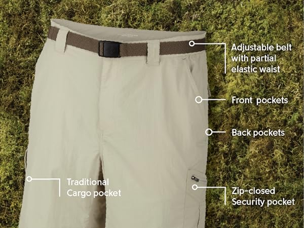 UV blocking shorts, men, Omni-Shade