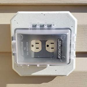 Sealproof 1-Gang Weatherproof In Use Outlet Cover | Horizontal/Vertical Outdoor Plug