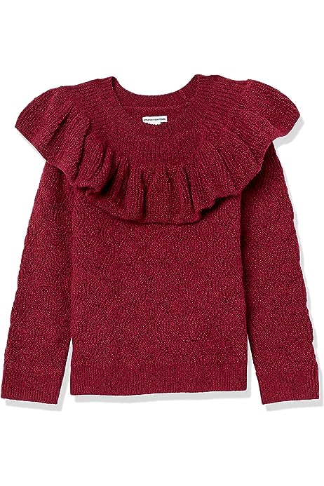 Girls and Toddlers' Soft Touch Ruffle Sweater
