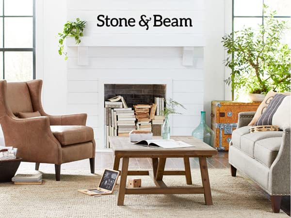 Stone and Beam, farmhouse, mid-century, sofa, upholstery, comfortable, chair, ottoman, sectional