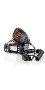 uv-25x2 mini mobile radio qyt tri-band