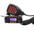 QYT KT-8900 Dual Band 25W Mini Mobile Transceiver VHF UHF Portable Ham Radio with USB Programming Cable