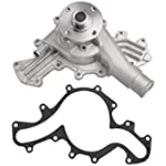 ADIGARAUTO AW4060 Professional Water Pump with Gasket Compatible with 1990-2000 Ford Aerostar Explorer Ranger Mazda Navajo B4000 4.0L