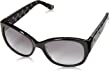 Juicy Couture Women's JU 551/S Rectangular Sunglasses, Black Polka Dot/Grey Gradient, 54mm, 16mm