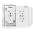 AIDA USB C Outlet Receptacle, 30W 6.0Amp Type A and Type C Fast Charge USB Outlets with 20Amp Tamper Resistant Wall Outlet ( White, 4 Pack )