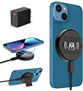 KKM Magnetic Wireless Charger, Compatible with MagSafe Charger, 15W Fast Charging Pad for iPhone ...