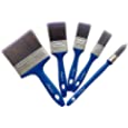 Magimate Paint Brush Set, Professional Painting Brushes with an Elegance Tapered Trim Brush for Walls, Cabinets Pack of 5