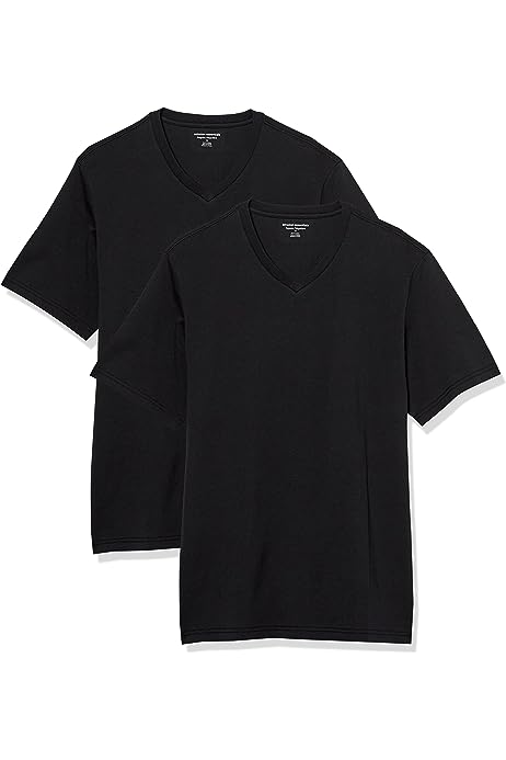 Men's Regular-Fit Short-Sleeve V-Neck T-Shirt (Available in Big & Tall), Pack of 2