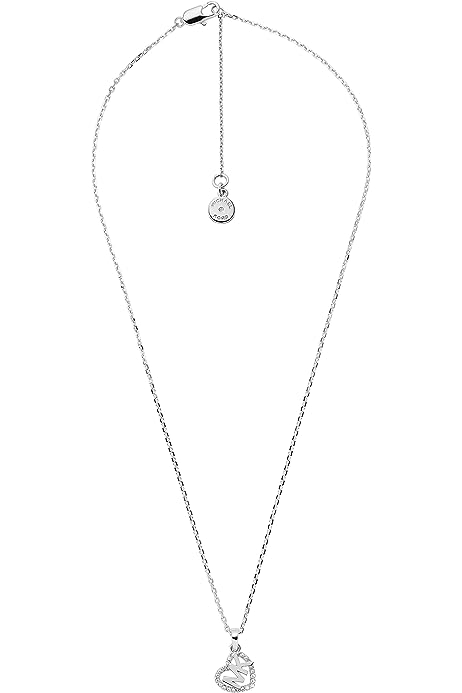 Women's Silver Brass Pendant Necklace (Model: MKJ7777040)