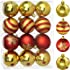 Christmas Balls Ornaments - MuRealy 12 Pcs Shatterproof Christmas Tree Hang Balls(2022 New), 4 Styles Plastic Hanging Decorat