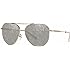 Michael Kors Mk Mirrored Gold Silver Aviator Ladies Sunglasses MK1109 1014/E 60