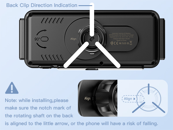 z fold car mount wireless charger