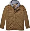 Levi's Men's Washed Cotton Hooded Military Jacket