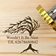 Custom Electric Branding Iron for Personalized Wood Heat Stamp for Gift, Woodworking Design Kitchen, Wedding (1&quot;x1&quot;)