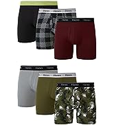 Hanes Originals Men’s Boxer Briefs, Stretch Cotton Moisture-Wicking Underwear, Modern Fit Low Ris...