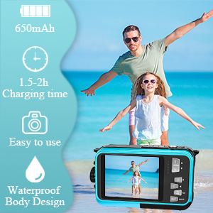 Waterproof digital camera