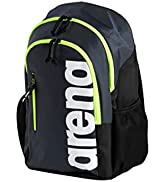 arena Spiky III Backpack 30, Navy/Neon Yellow, One Size