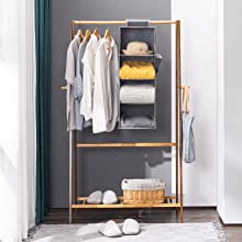 hanging closet organizer