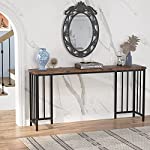 Tribesigns Rustic Long Console Table, 70.9 Inch Extra Long Sofa Table, Industrial Narrow Entryway Table Skinny Table Behind Sofa Couch for Living Room, Hallway, Entryway