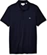 Lacoste Men's Short Sleeve Pima Jersey Interlock Regular Fit Polo