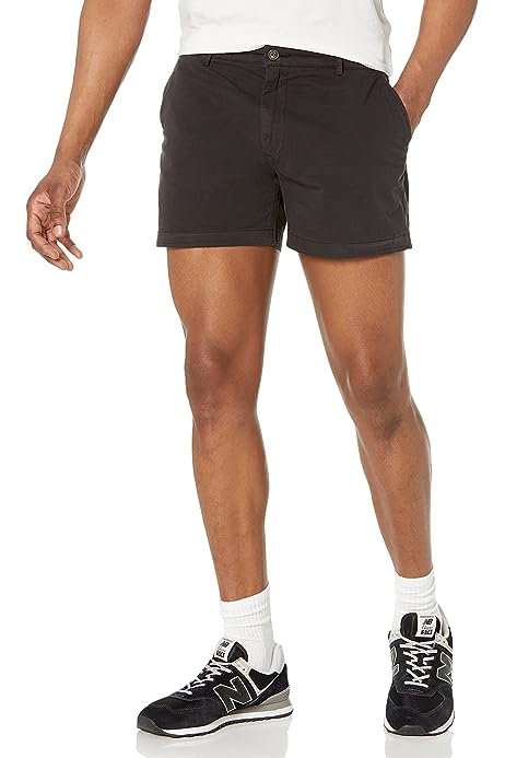 Men's Slim-Fit 5" Flat-Front Comfort Stretch Chino Short (Previously Goodthreads)