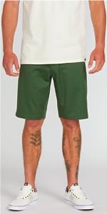 men chino short khaki knee high lightweight durable recycled fabric