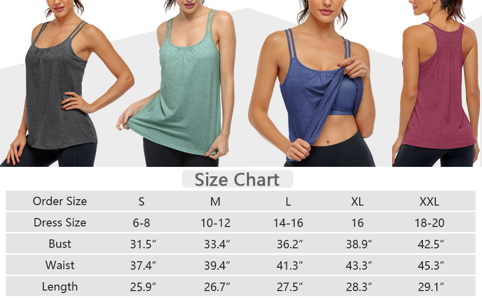 racerback sports bra tank tops for women