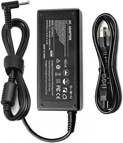 Charger for Hp is 13252 Laptop Power Cord Supply Replacement 65W 45W for Hp Pavilion Spectre Envy X360 11 13 15 Zbook Elitebook 820 830 840 850 G3 G4 G5 G6 G7 213349-109 741727-001 AC Adapter Blue Tip