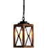 Outdoor Pendant Light Farmhouse Exterior Hanging Lantern with Clear Glass Shade for Porch, Patio, Entryway, ETL List