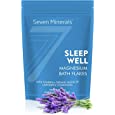 SleepWell Magnesium Chloride Flakes 3lb – Absorbs Better Than Epsom Salt - Unique &amp; Natural Full Bath Soak Formula for Healthy Relaxation - with USDA Organic Cedarwood &amp; Lavender