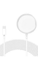 ZEROLEMON Magnetic Wireless Charger for iPhone 12 13 Lineup 10ft White