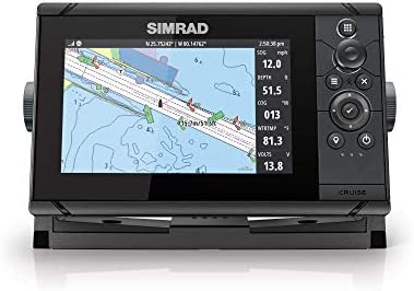 Simrad Cruise 7-7-inch GPS Chartplotter with 83/200 Transducer, Preloaded C-MAP US Coastal Maps,000-14996-001