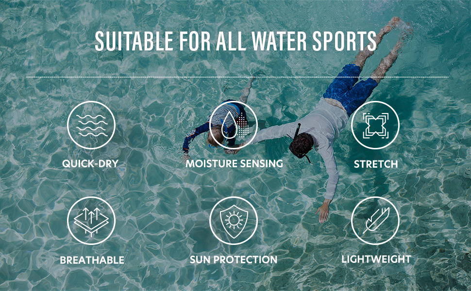 suitable for all water sports