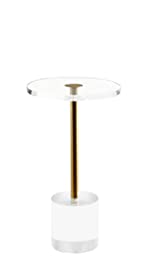 8820501 acrylic round end table