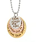 Christian Necklace for Women&quot;How Great Thou Art&quot; Hymn - Share your faith with style!