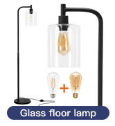 Glass Floor Lamp