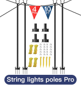 String Lights Poles Pro