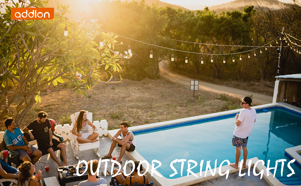 outdoor string lights