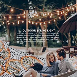 outdoor string lights