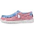 Hey Dude Men&#39;s Wally Patriotic Stars and Stripes Size 9 | Men’s Shoes | Men&#39;s Lace Up Loafers | Comfortable &amp; Light-Weight