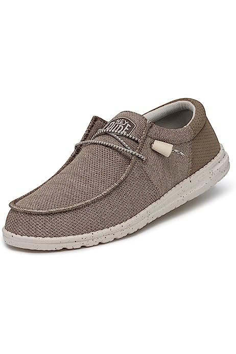 Hey Dude Men's Wally Sox Slate Multi Colors and Sizes | Men’s Shoes | Men's Lace Up Loafers | Comfortable & Light-Weight